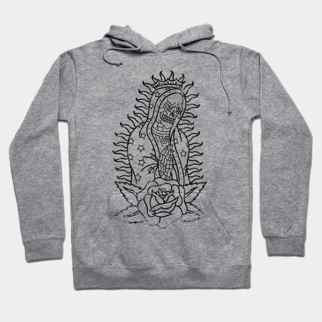 Santa Muerte Hoodie by OldSalt